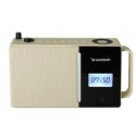 Sunstech RPDS500BR - Radio FM Bluetooth Marrón 1800MAH