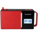 Sunstech RPDS500RD Rojo - Radio FM Bluetooth 1800MAH
