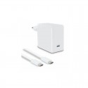 Metronic 395663 - Cargador 60W Cable Blanco USB-C 3.0