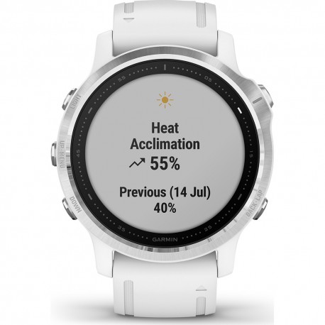 Reloj Deportivo Garmin Fenix 6 010-02159-00 Plata/blanco