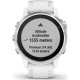 Reloj Deportivo Garmin Fenix 6 010-02159-00 Plata/blanco