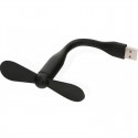 Omega OUFU - Ventilador USB Negro 1W Flexible 23Gr Portátil