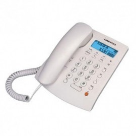 Daewoo DTC310 Teléfono Blanco Manos Libres LCD Hilos Fijos