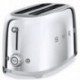 Smeg TSF02SSEU 1500W Cromado - Tostador 4 Rebanadas