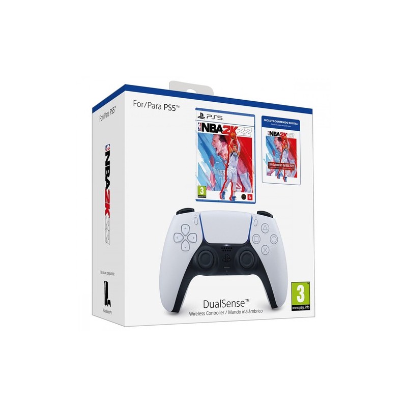 Joystick Ps5 Inalámbrico Sony Playstation 5 Dualsense Blanco