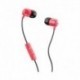 Auriculares Skullcandy Jib Rojo Negro Cable Botón Llamadas