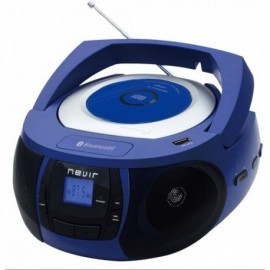 Nevir NVR-481UB AZUL - Radio CD/FM Bluetooth 2W MP3 USB