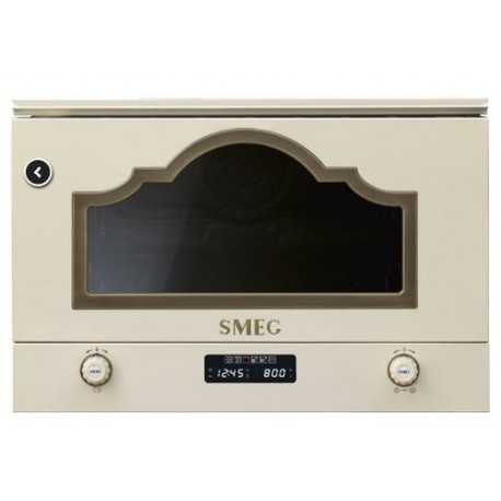 Microondas Smeg MP722PO Crema LED Grill 1200W