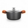 Olla Orbegozo CDM-3020 20CM Tapa Cristal Inducción