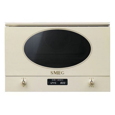 Microondas Smeg MP822PO Crema Grill 22L