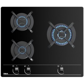 Teka GBC 63010 - Placa Gas Natural 3 Fuegos Negro 60CM