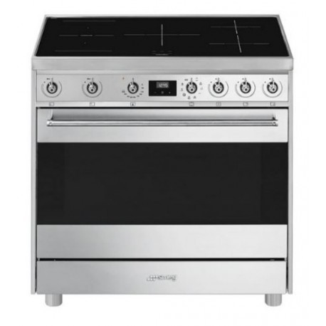 Vitrocerámica Smeg C9IMX9-1 A INOX VaporClean 5 Zonas