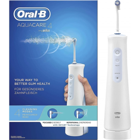 BRAUN AQUA CARE-4 BLANCO Y AZUL - IRRIGADOR DE AGUA SIN CABLE