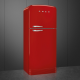 SMEG FAB-50RRD5 ROJO - FRIGORÍFICO DOS PUERTAS NO FROST