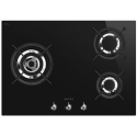 SMEG PV-373-LCN NEGRO - PLACA DE GAS NATURAL 72CM