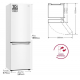 LG GBP-31-WLZN Blanco - Frigorífico Combi No Frost