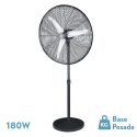 Abrila ALARCON Negro / Plata - Ventilador de Pie 180W