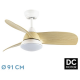 Ventilador Techo Dc Atomo 24w 3aspas Blanco/haya (212991368)