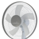 Ventilador Pie Belmonte (214841001) 45w 3vel 5aspas Orientable Bco/gris