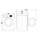 Lavadora Ffb-9469-wv Spt 9kg 1400rpm Display (a) Motor Inverter