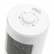 Calefactor Ceramico Jctc-1930 1200w 2pot. Term.reg. Antivuelco