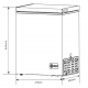 Arcon kromsline Kar-he-100 47x56x85 92l Led (F)
