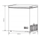 Arcon kromsline Kar-he-150 64x56x85 142l Led (f)
