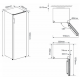 KROMSLINE KCVE-144-NF-W BLANCO - Congelador Vertical NO FROST