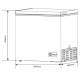 Arcon kromsline Kar-he-200 85x56x85 195l Led (f)