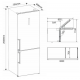 Frigorífico Combi Nf Kc-2070-dix Inox 200x70 Displ (e)