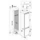 WHIRLPOOL WHC20D013D1 Blanco - Frigorífico Combi Cíclico Integrable