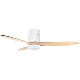 Ventilador Techo Cp-114132 132cm. 3aspas 6vel. Motor Dc Luz Tempor. M.distancia
