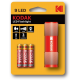 Linterna Kodak Compacta 9-led 3xaaa Ehd Roja