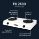 ORBEGOZO FO-2600 Blanco - Hornillo 2 Fuegos