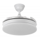 ABRILA DC Tridente Mini Blanco - Ventilador de Techo 59W