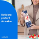 Batidora Pers. Nbp-003-nbl Azul Portatil Vaso 475ml. Cuchilla A.inox.