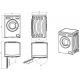 ASPES AL8200DDTD Blanco - Lavadora Carga Frontal 8KG 1200RPM