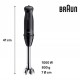 Batidora Mq-50202-m 1000w 21vel. + Turbo Pie Inox. Vaso 600ml Picadora