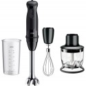 BRAUN MQ 50202 M Negro + Picadora - Batidora de Mano 1000W
