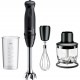 Batidora Mq-50202-m 1000w 21vel. + Turbo Pie Inox. Vaso 600ml Picadora