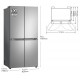 LG GMB860PYDE INOX - Frigorífico Side by Side No Frost