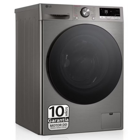 LG F4-WR7010AGS INOX - Lavadora Carga Frontal 10KG 1400RPM