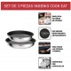 TEFAL INGENIO COOK EAT INOX - Set de Sartenes 22-26CM + MANGO