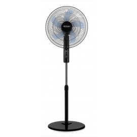 Ventilador Pie Sf-1240 Negro 40cm. 45w 3vel. Alt.130cm M.dist. Tempor. 12h