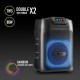 Altavoz Port Wildclub Bt Speaker Tws 80w Laser Party Lights
