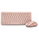 Teclado+raton Ngs Fantasy Kit Pink Silencioso Recargable