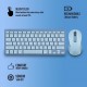 Teclado+raton Ngs Fantasy Kit Blue Silencioso Recargable