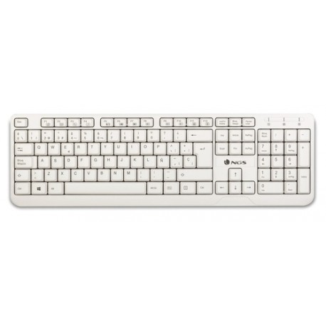 Teclado Ngs Spike Multimedia Con Cable Usb