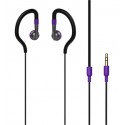 VIVANCO 38915 SPORT FLEX Violeta - Auricular Con cable