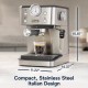 Cafetera Expresso Em-450-m Inox. 15 Bares Cap. Deposito 17l.